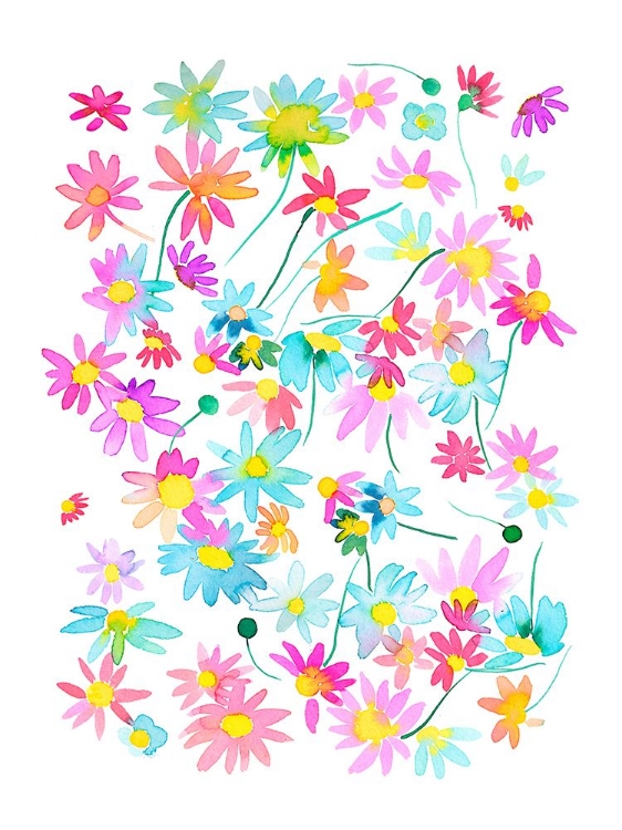 Picture of SPRING DAISIES FLORAL PASTEL