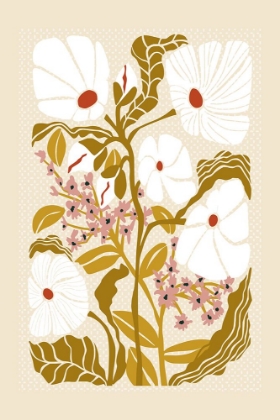 Picture of KLIMT FLOWERS EARTHY COLORS