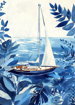 Picture of VACATION YACHTING WATERCOLOR DIGITAL PAINTING (1)