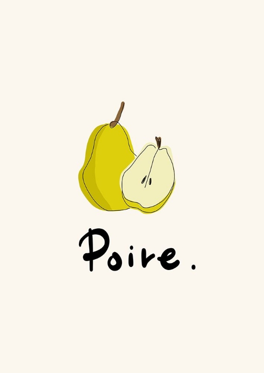 Picture of MODERN FRENCH FRUITS COLLECTION QPEAR / POIREQ