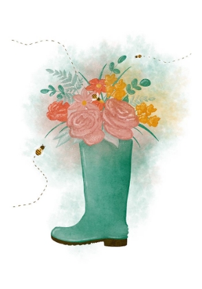 Picture of SPRING FLORAL RAIN BOOT