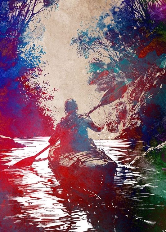 Picture of KAYAKING SPORT ART