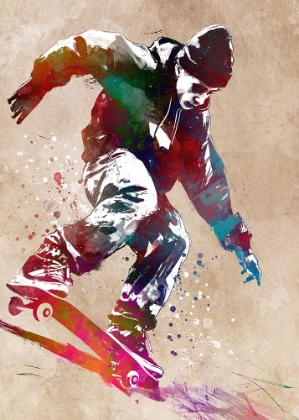 Picture of SKATEBOARD SPORT ART