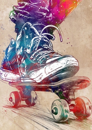 Picture of SKATEBOARD SPORT ART