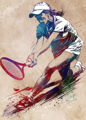 Picture of TENNIS PLAYER SPORT ART