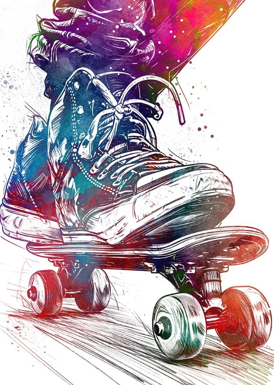 Picture of SKATEBOARD SPORT ART