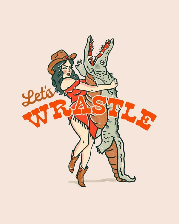 Picture of LETS WRASTLE POSTER