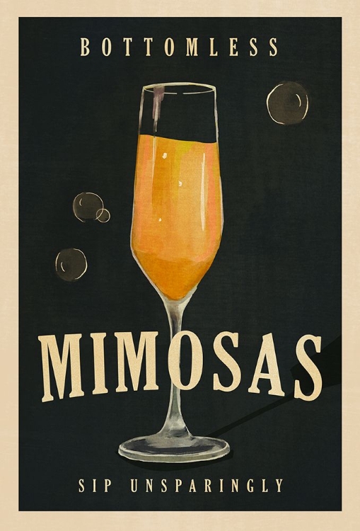 Picture of BOTTOMLESS MIMOSAS ART DECO COCKTAIL BAR ART