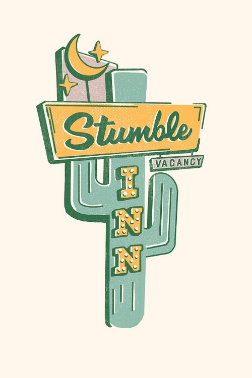 Picture of STUMBLE INN SOUTHWESTERN ROADSIDE MOTEL ART