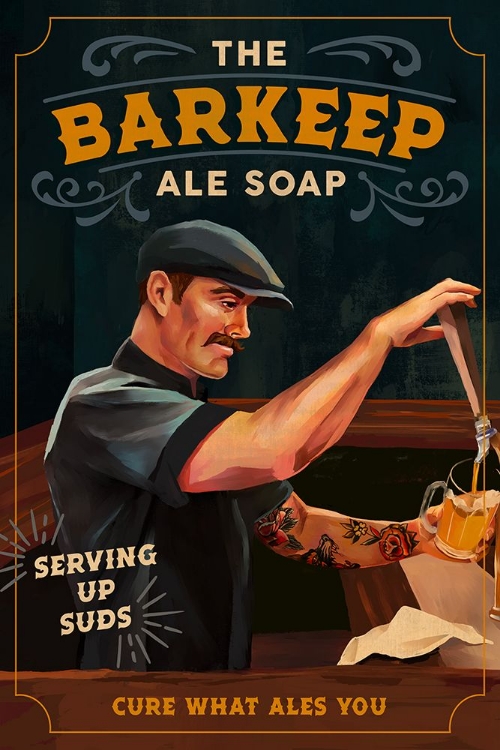 Picture of BARKEEP SOAP POSTER 20X30