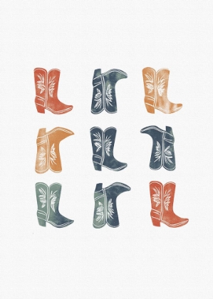 Picture of COWBOY BOOTS PATTERN