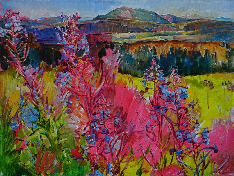 Picture of FLOWERS IN THE MOUNTAINS