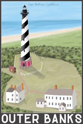 Picture of DALC 197 OUTER BANKS HATTERAS 25X35