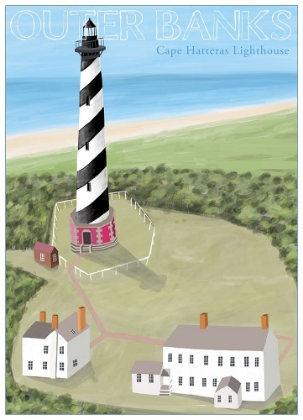 Picture of DALC 197 OUTER BANKS HATTERAS 25X35