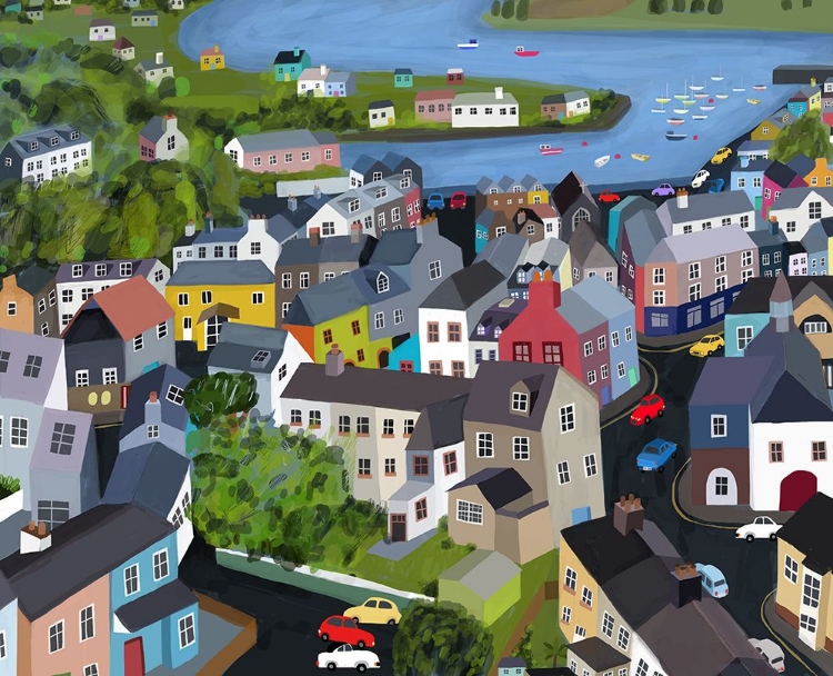 Picture of COLORFUL HOUSES OF KINSALE