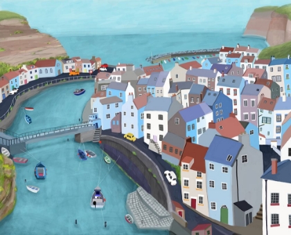 Picture of AERIAL VIEW OF STAITHES