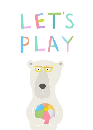 Picture of LETS PLAY WITH FUNNY POLAR BEAR BY ILLUSTRATOR CARLA DALY