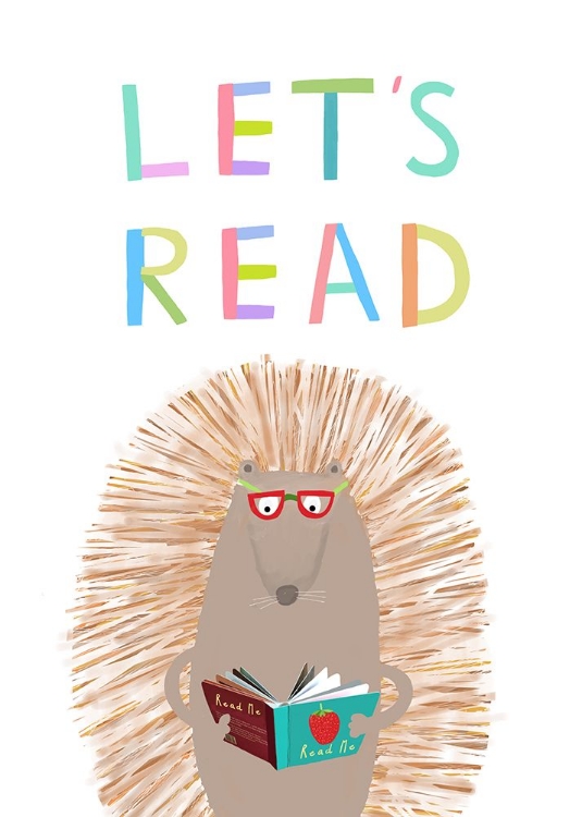 Picture of LETS READ WITH CUTE HEDGEHOG BY ILLUSTRATOR CARLA DALY