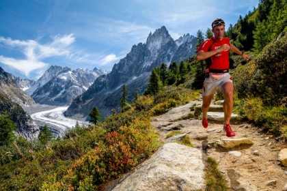 Picture of KILIAN JORNET TRAINING ABOVE MONTENVERS