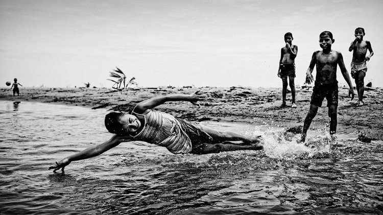 Picture of CHILDREN IN THE WATER