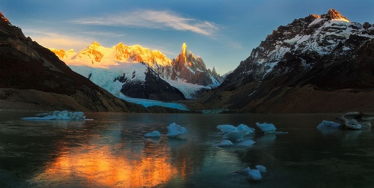 Picture of MORNING LIGHT AT CERRO TORRE