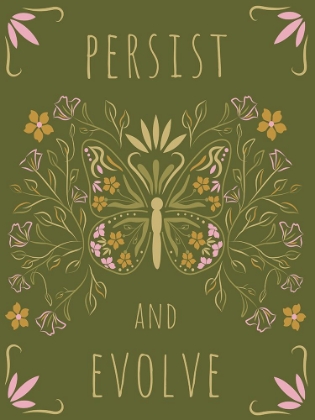 Picture of PERSIST AND EVOLVE GREEN 1