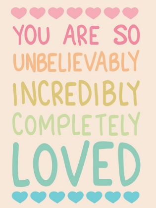 Picture of YOU ARE SO COMPLETELY LOVED