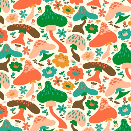 Picture of WOODLAND FLORA PATTERN