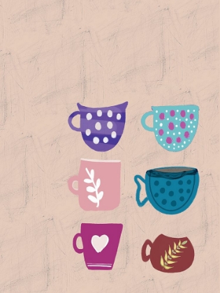 Picture of WHIMSICAL BREWS WATERCOLOR TEACUP COLLECTION