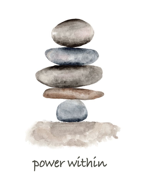 Picture of SPIRITUAL ROCK PILES POWER WITHIN