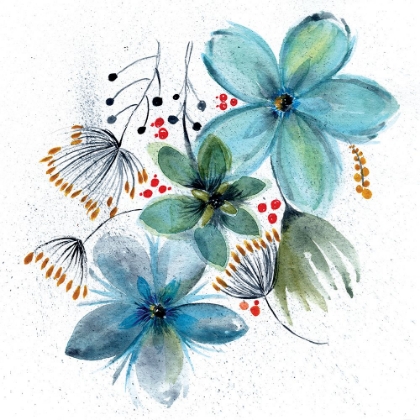 Picture of WATERCOLOR BLUE MELODY 1