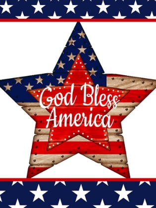 Picture of GOD BLESS AMERICA STAR