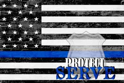 Picture of PROTECT SERVE BADGE