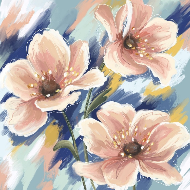 Picture of MODERN PEACH FLORALS 2