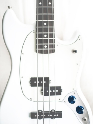 Picture of WHITE GUITAR BLUE KNOBS