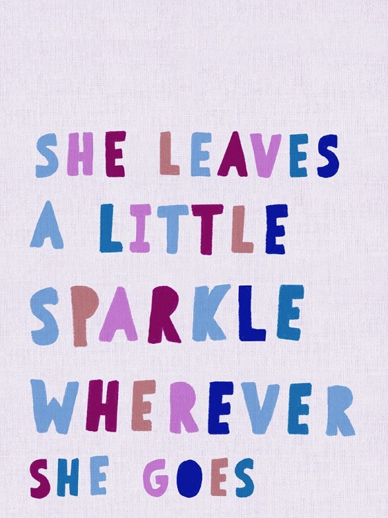 Picture of SHE LEAVES A LITTLE SPARKLE