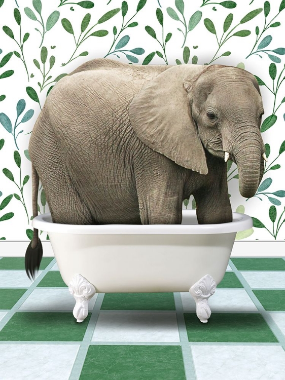 Picture of BATHING ELEPHANT