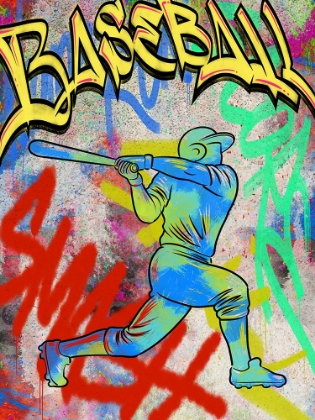 Picture of GRAFFITI BASEBALL PLAYER