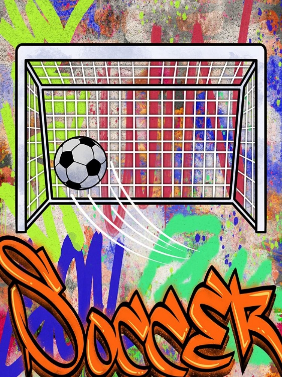 Picture of GRAFFITI SOCCER GOAL