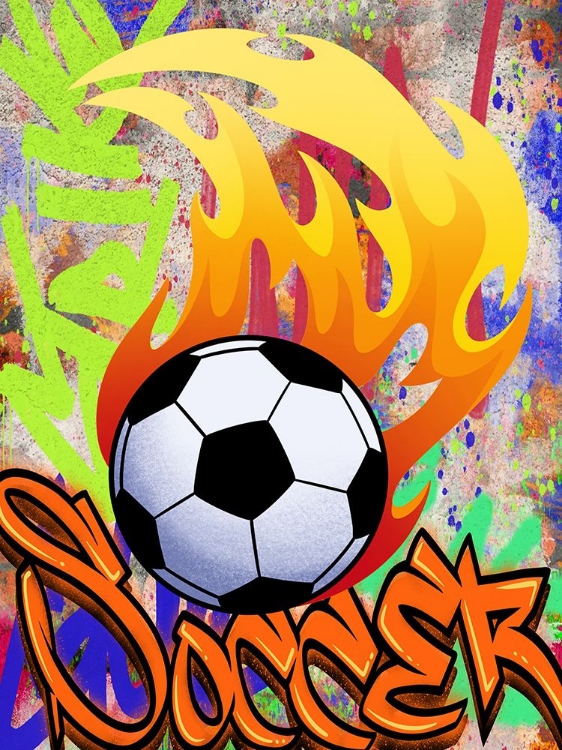 Picture of GRAFFITI FLAMING GOAL