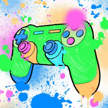 Picture of SPLATTERED CONTROLLER