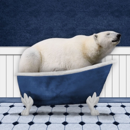 Picture of BATHING POLAR BEAR