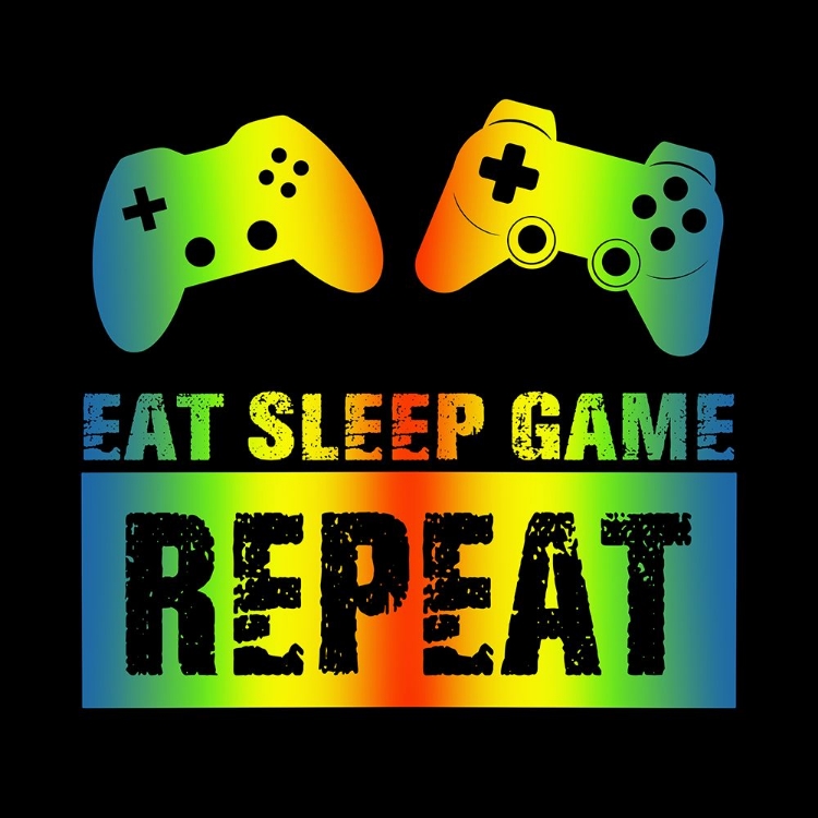 Picture of COLORFUL EAT SLEEP GAME