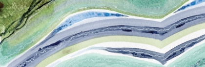 Picture of ABSTRACT BLUE GREEN RIVERS 2