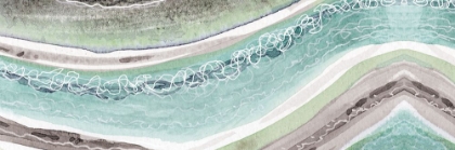 Picture of ABSTRACT GREEN MAUVE RIVERS 4