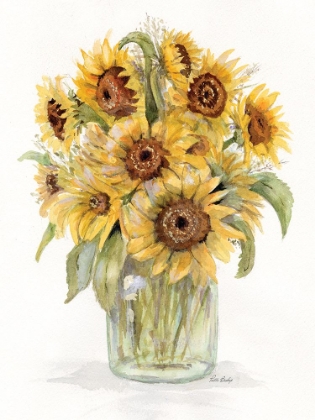 Picture of SUNFLOWERS BOUQUET JAR 1