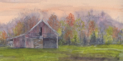 Picture of OLD BARN IN GREEN FIELD 4