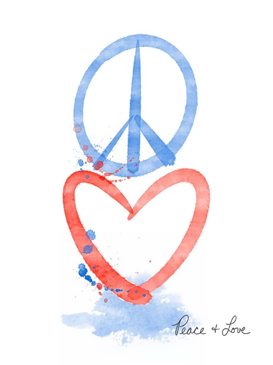 Picture of PATRIOTIC PEACE AND LOVE