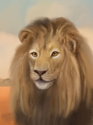 Picture of AFRICAN ANIMAL LION LANDSCAPE