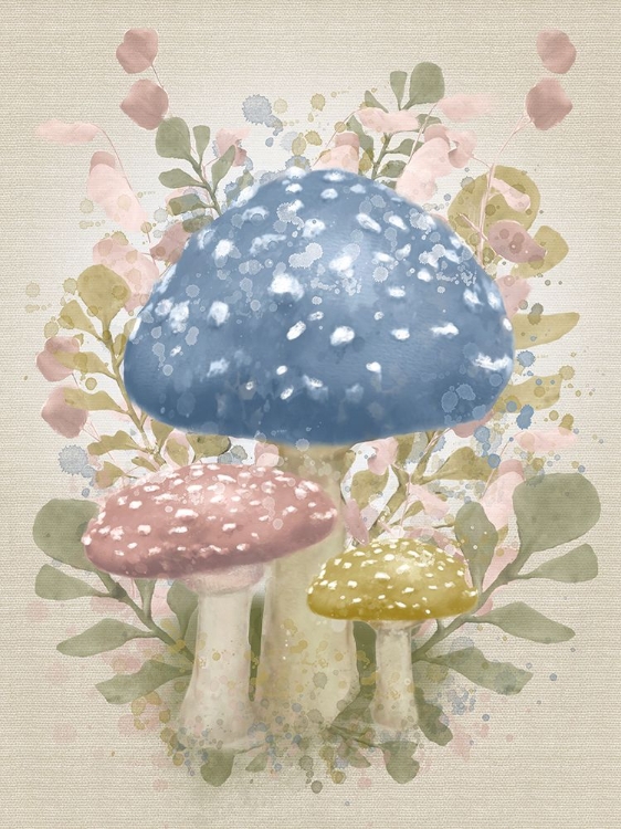 Picture of MUSHROOMS WITH FLORA